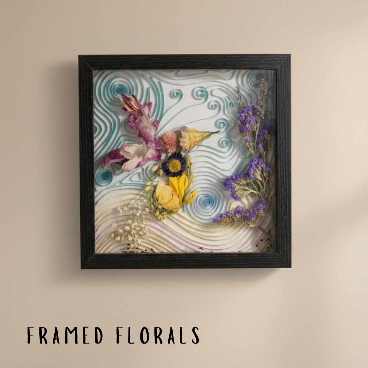 Framed Floral Art