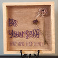 "Be Yourself" Inspiration Block