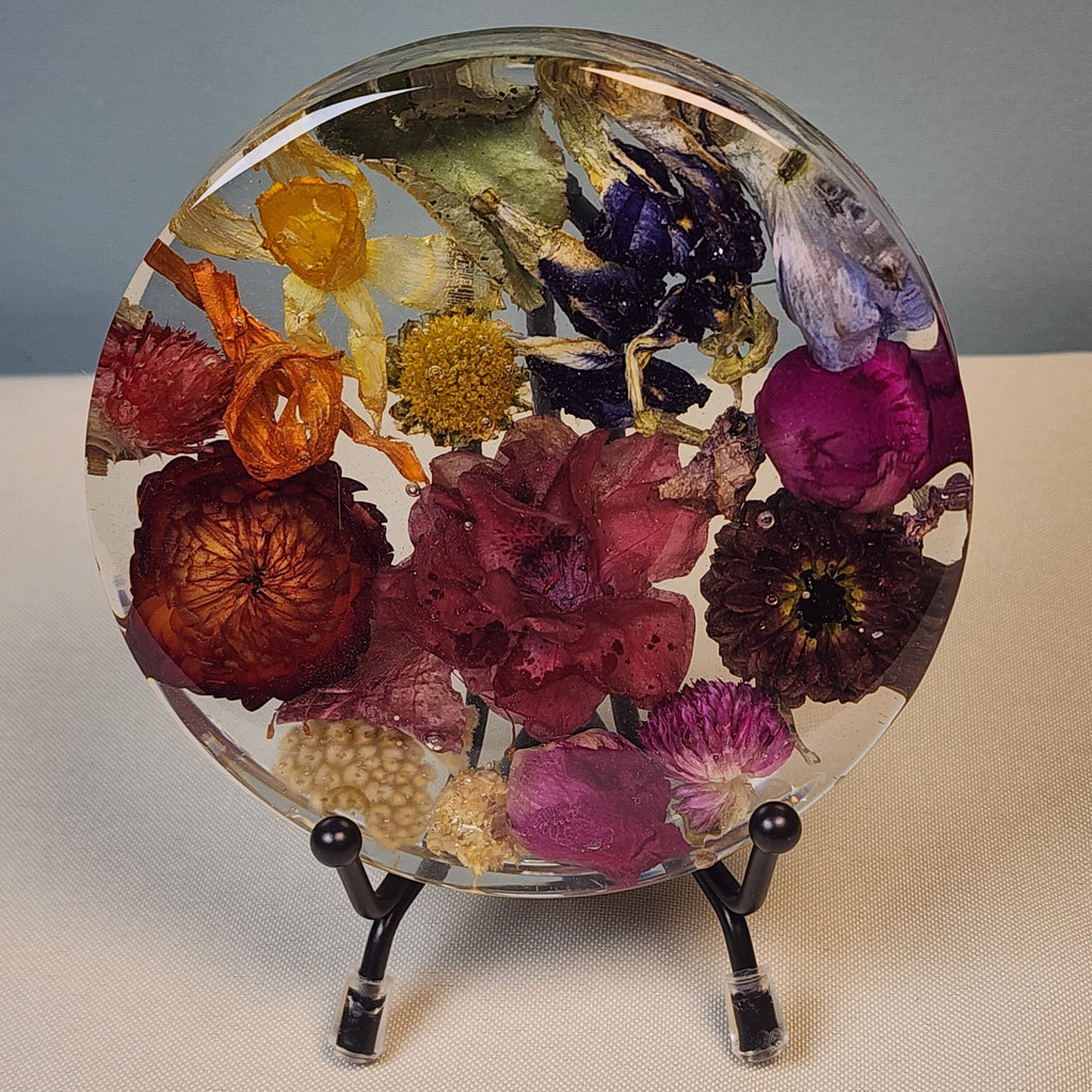 Rainbow Flower Coaster