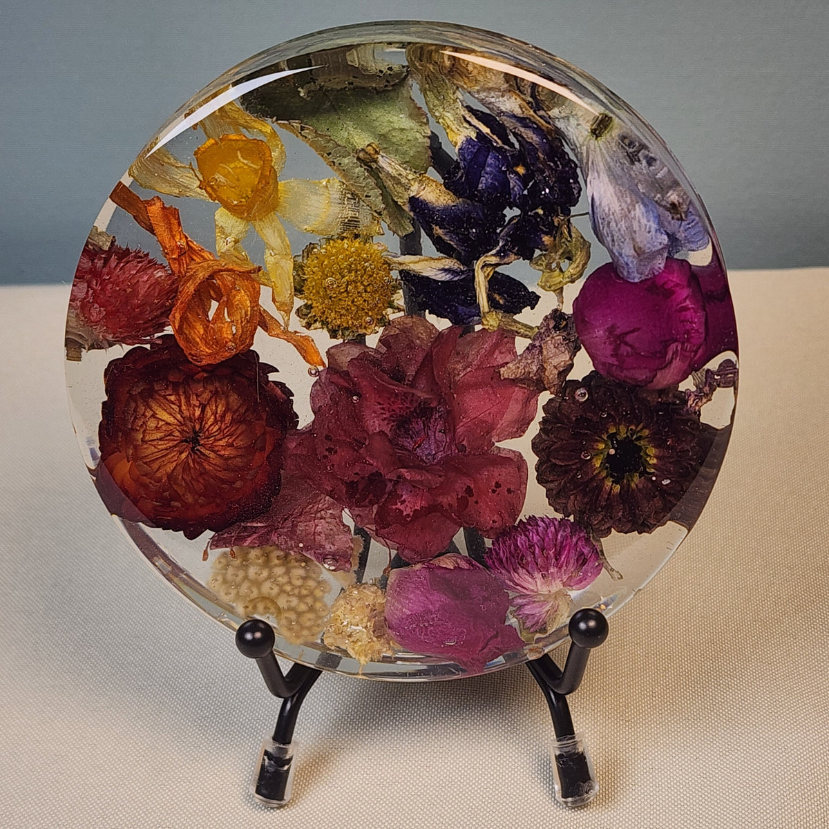 Rainbow Flower Coaster