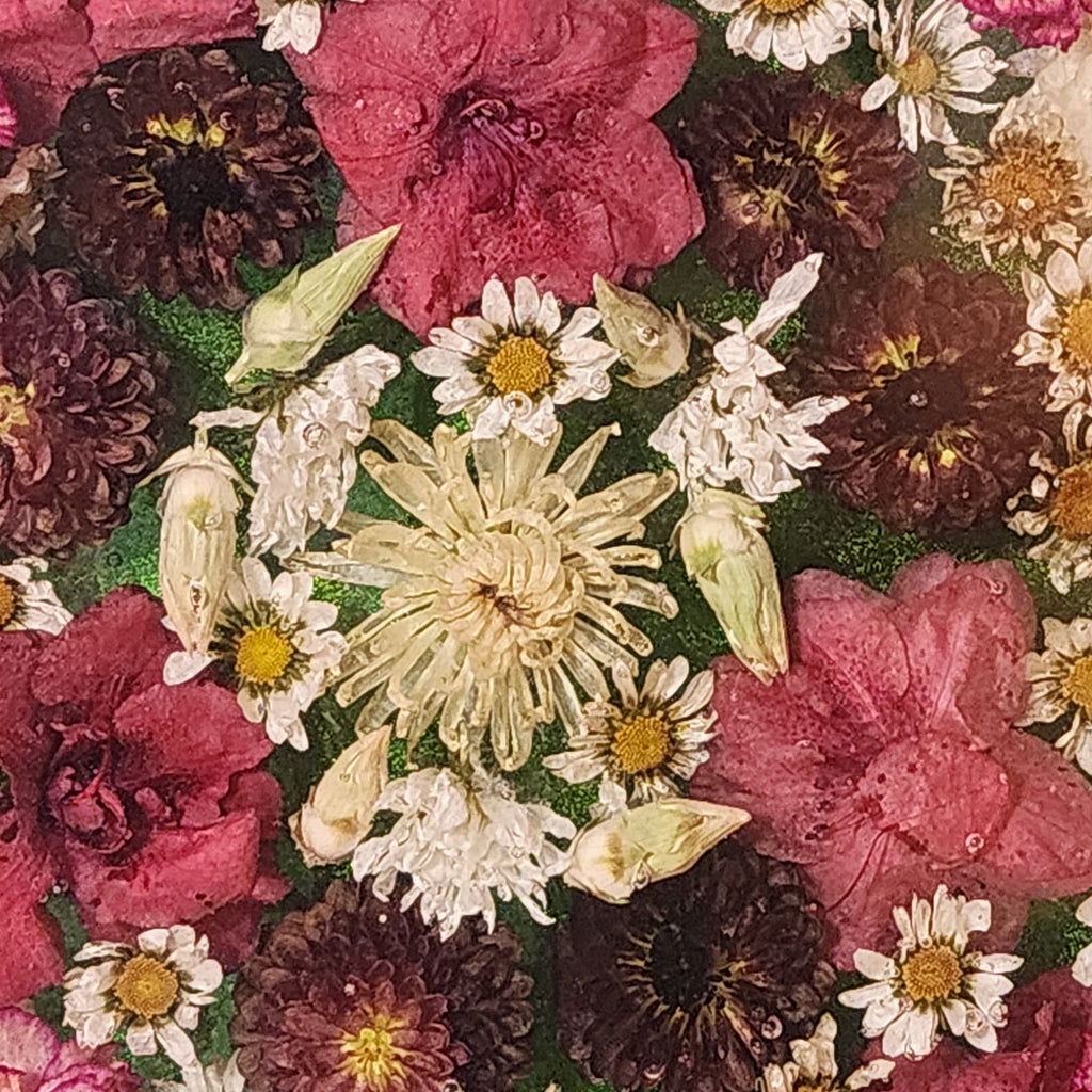"Floriferous Garden" Resin Art