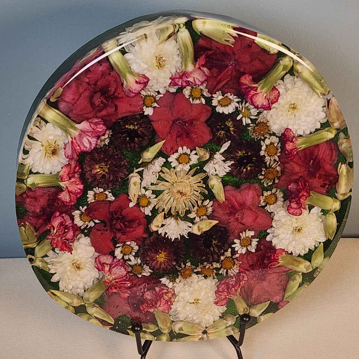 "Floriferous Garden" Resin Art