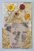 "Remember the Bees" Floral Wall Hanging