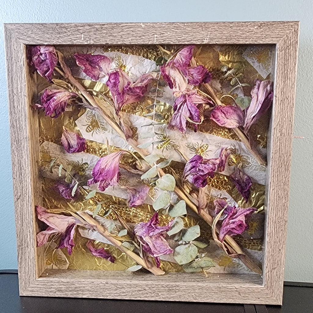 "Spring Fling" Framed Floral Arrangement