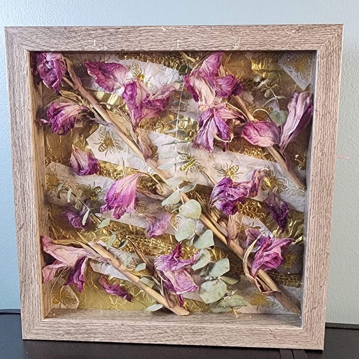 "Spring Fling" Framed Floral Arrangement