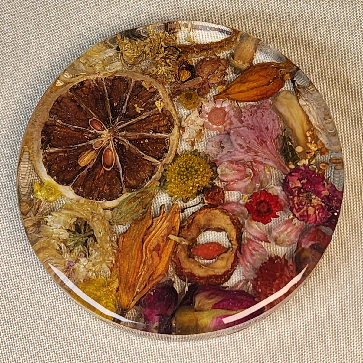 Sunset Flower Coasters